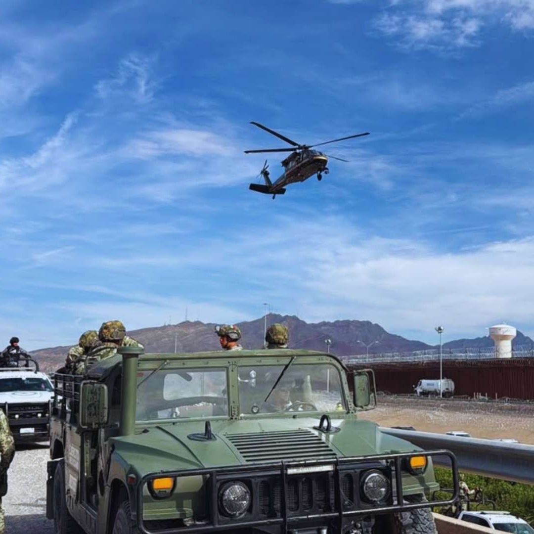 Autoridades Participan en Operativo en la Frontera